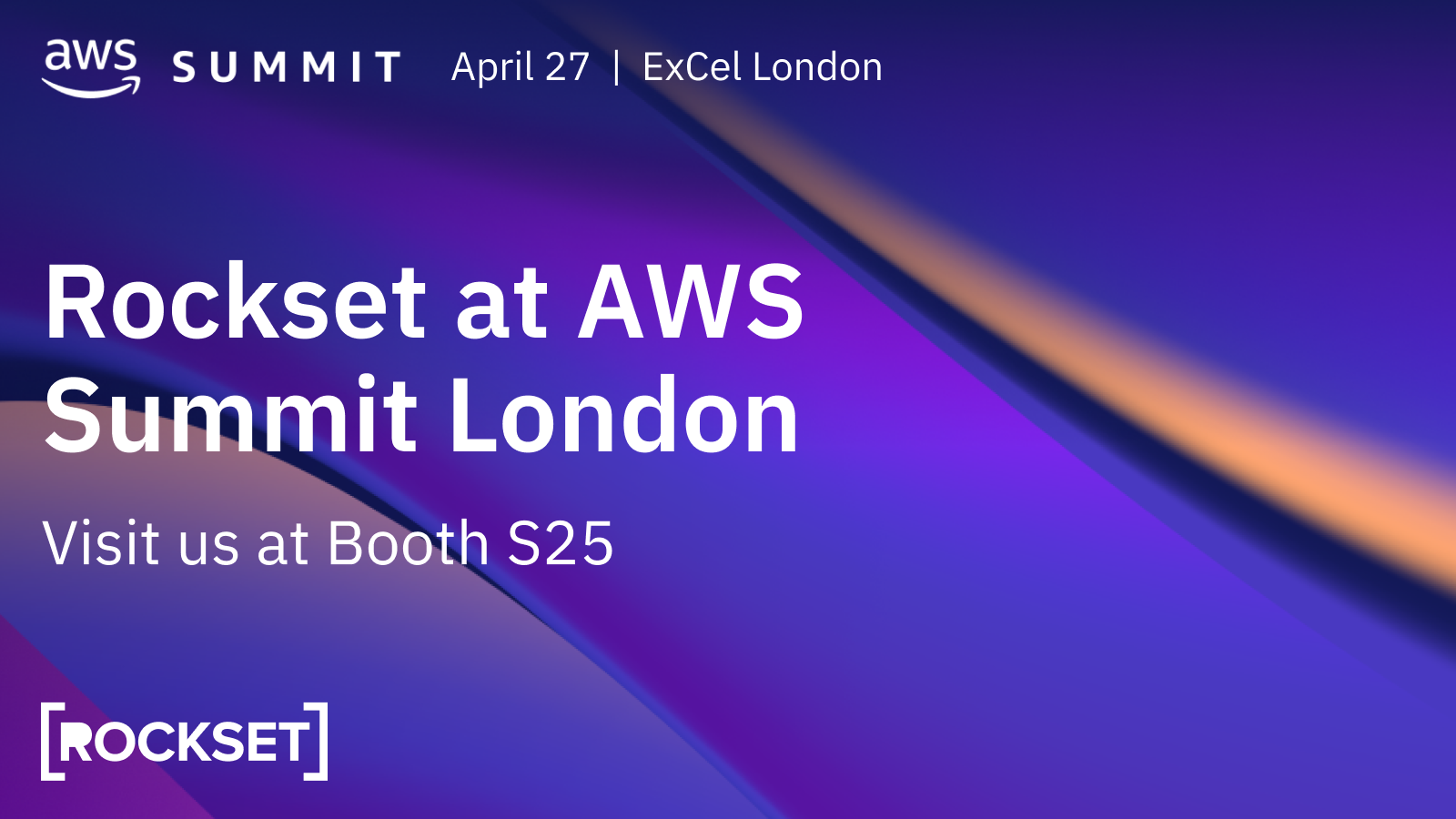 Meet Rockset at AWS Summit London Rockset